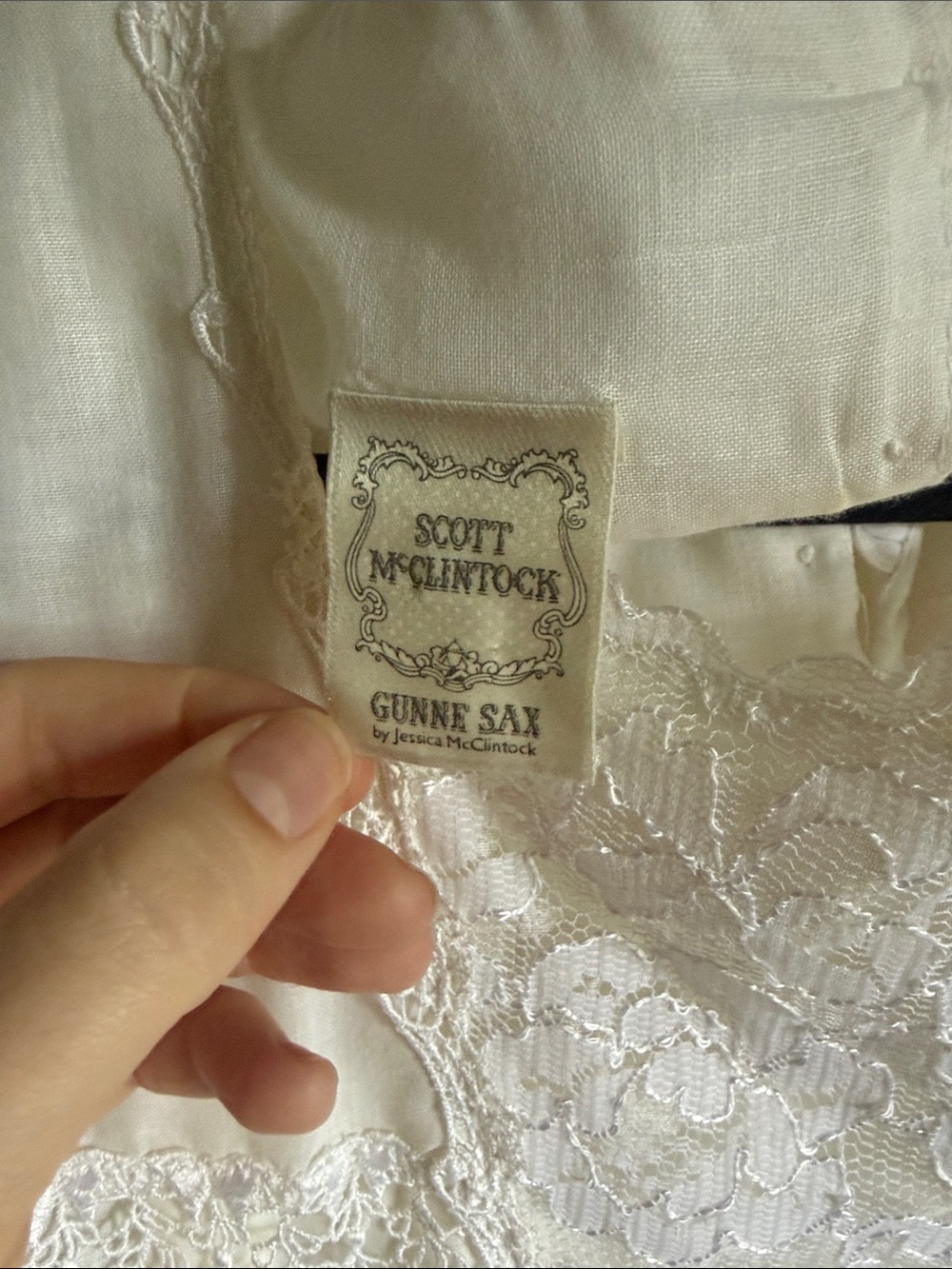 Vintage Gunne Sax Scott McClintok Prairie Cottage Core Dress Set - Picture 3 of 6